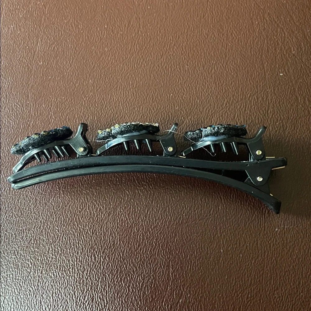 Braided Hair Clip - Sparkling Crystal Stone Hair Clips For Styling Sectioning